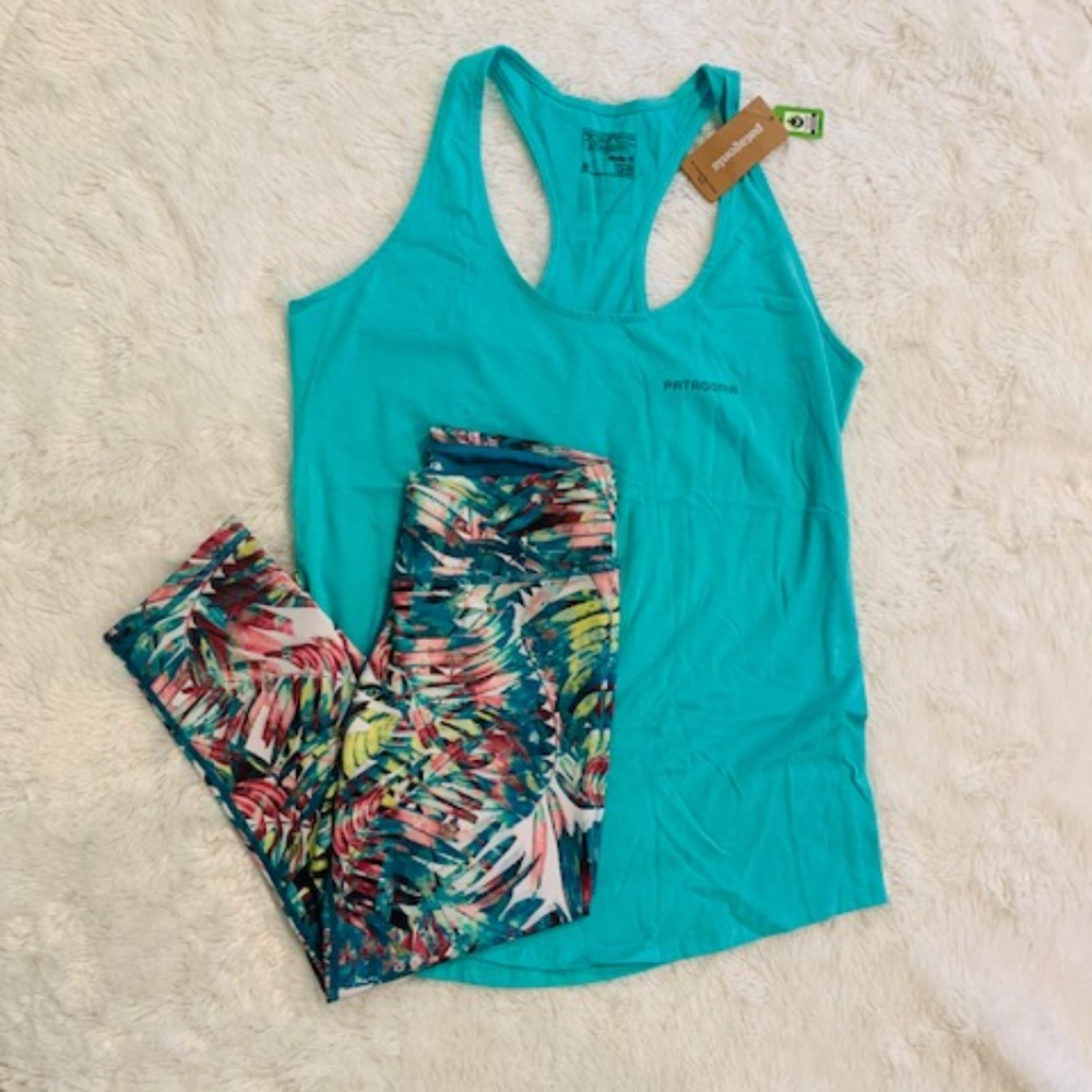 Teal Patagonia Tank- NWT